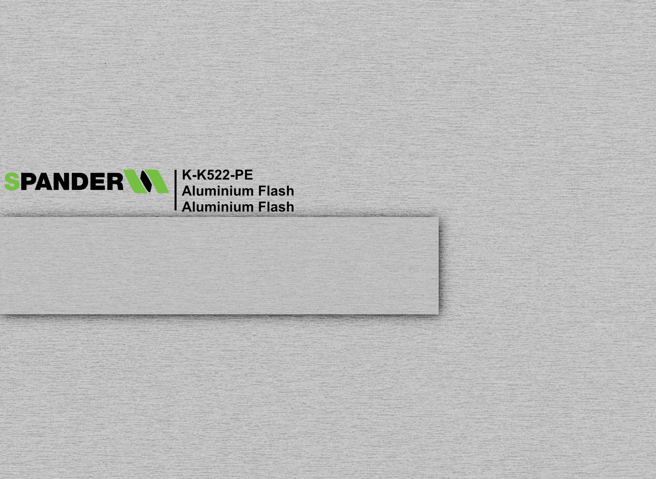 Obrzeże meblowe K-K522-PE ALUMINIUM FLASH PE do płyty Kronospan K522